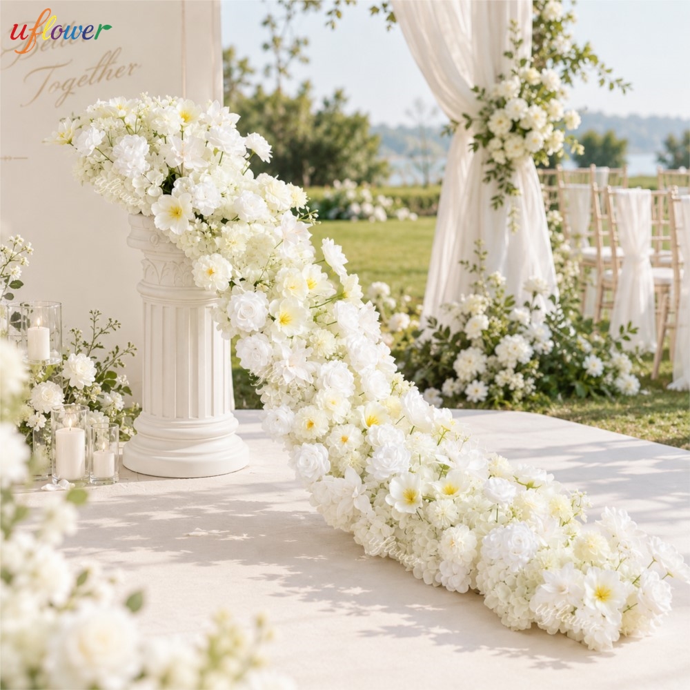 Guirlande de fleurs artificiel - Table Runner avis et prix