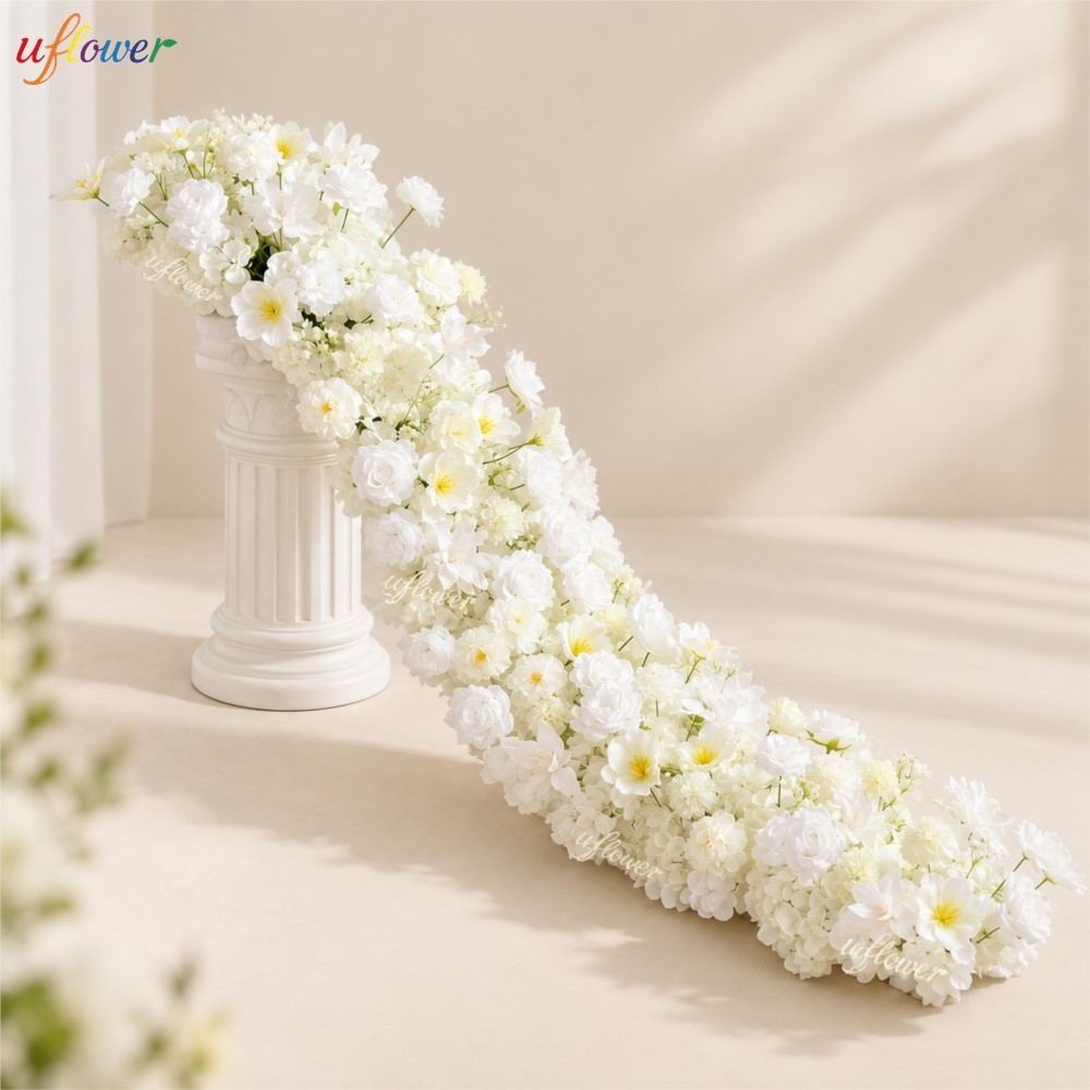 Guirlande de fleurs artificiel - Table Runner avis et prix