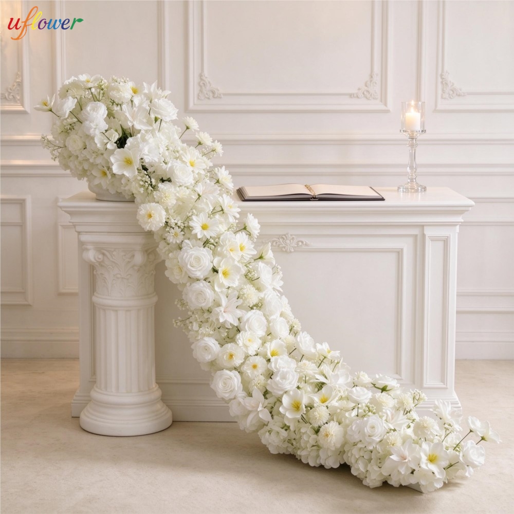Guirlande de fleurs artificiel - Table Runner avis et prix