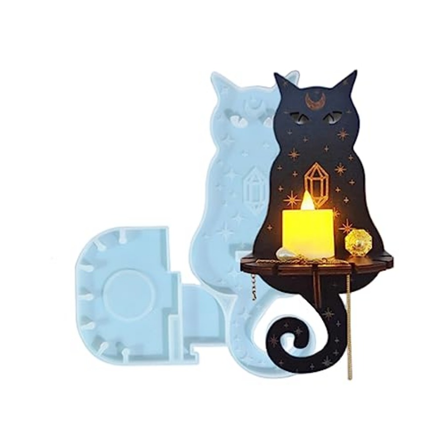 Moules en résine silicone, mou - Candle Holder Decor avis et prix