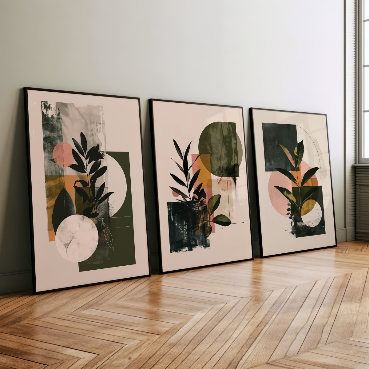 Ensemble de 3 impressions sur  - Abstract Canvas Set avis et prix