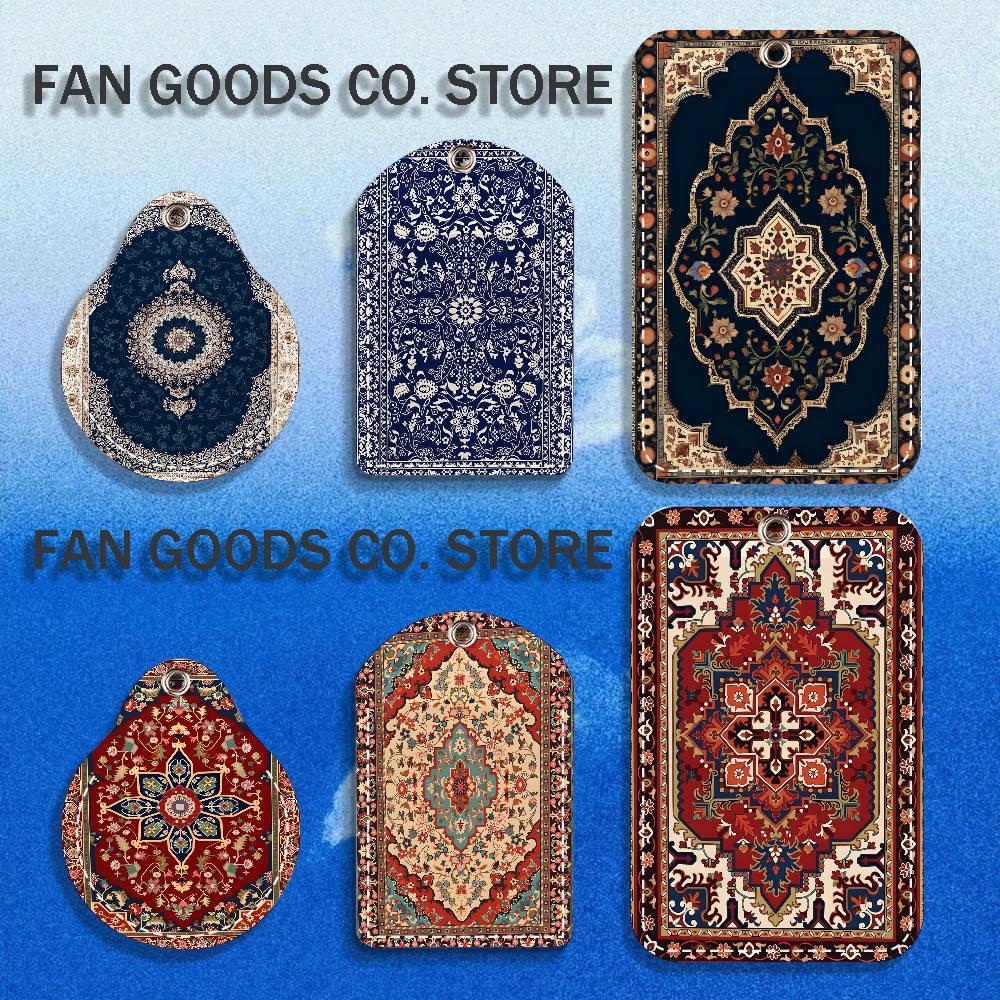 Porte-cartes en cuir PU motif  - Area Rug avis et prix
