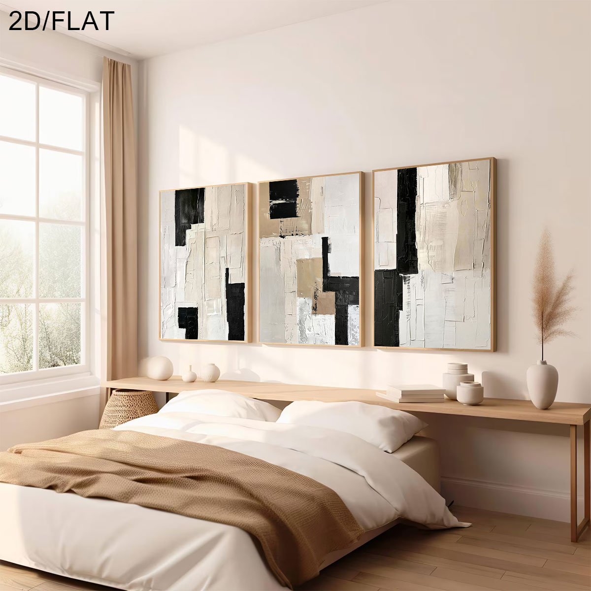 Lot de 3 affiches sur toile mo - Abstract Canvas Set avis et prix