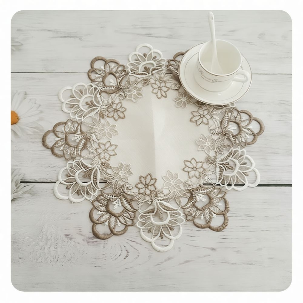 Tapis de table rond en dentell - Table Runner avis et prix