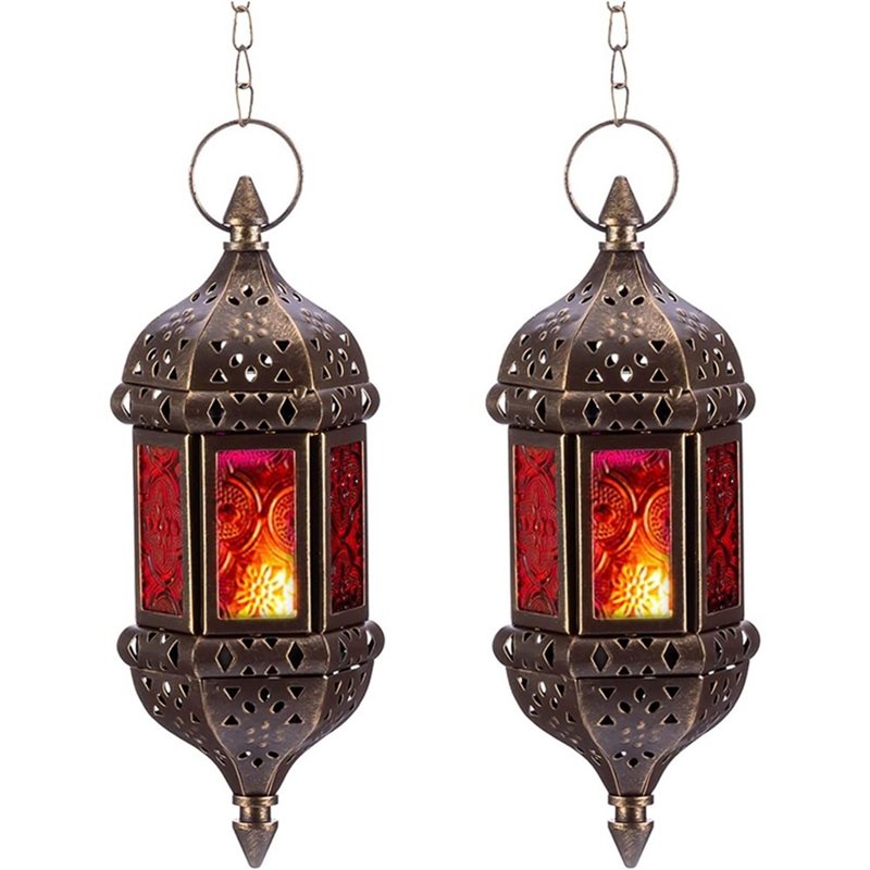 AB34-4 pièces, lanternes décor - Candle Holder Decor avis et prix