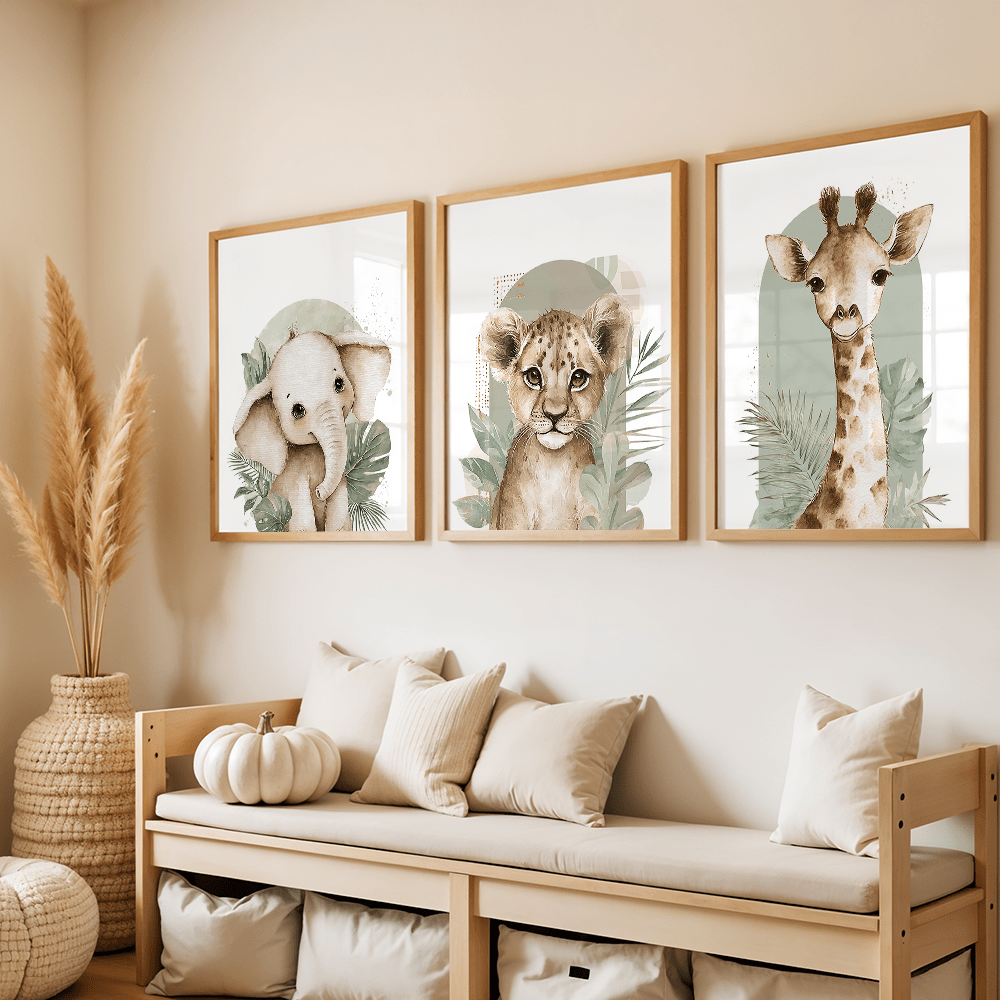 Lot de 3 tableaux muraux rétro - Abstract Canvas Set avis et prix