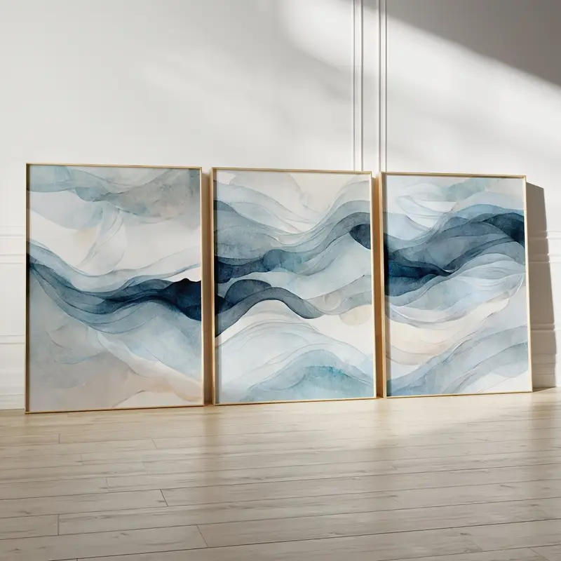 3 pièces/ensemble moderne abst - Abstract Canvas Set avis et prix