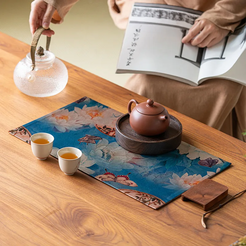 Xiangyun fil tapis à thé nouve - Table Runner avis et prix