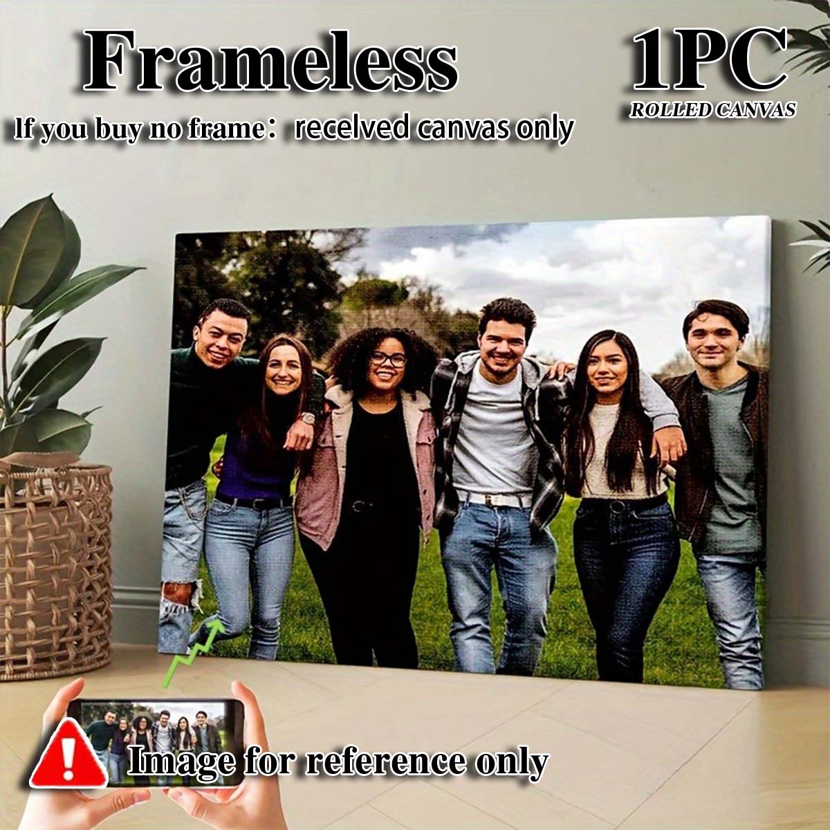 Toile murale photo 2D personna - Picture Frame avis et prix