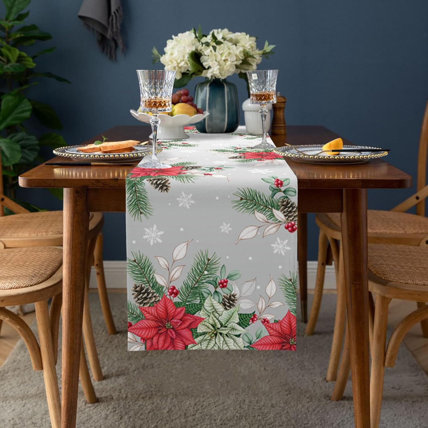 Chemin de table en lin avec mo - Table Runner avis et prix