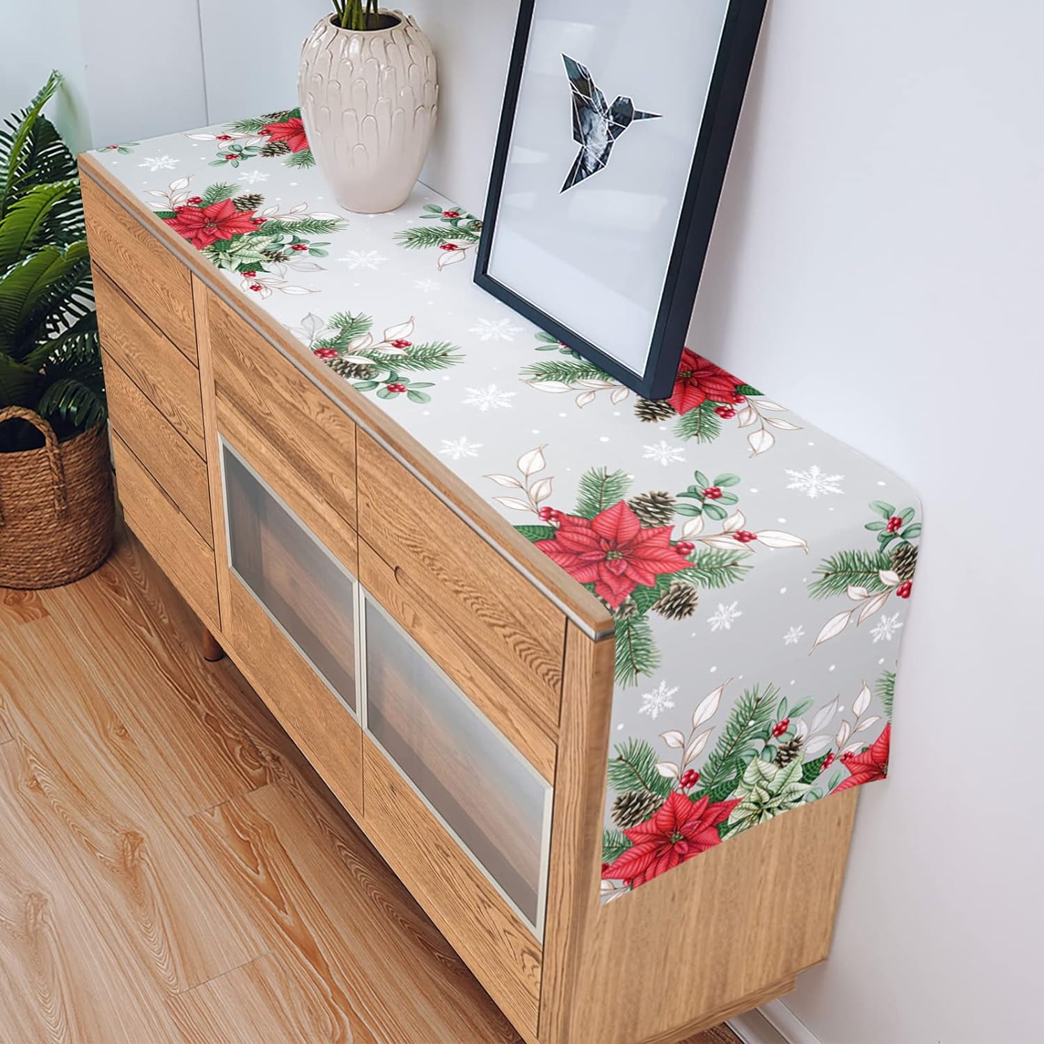 Chemin de table en lin avec mo - Table Runner avis et prix