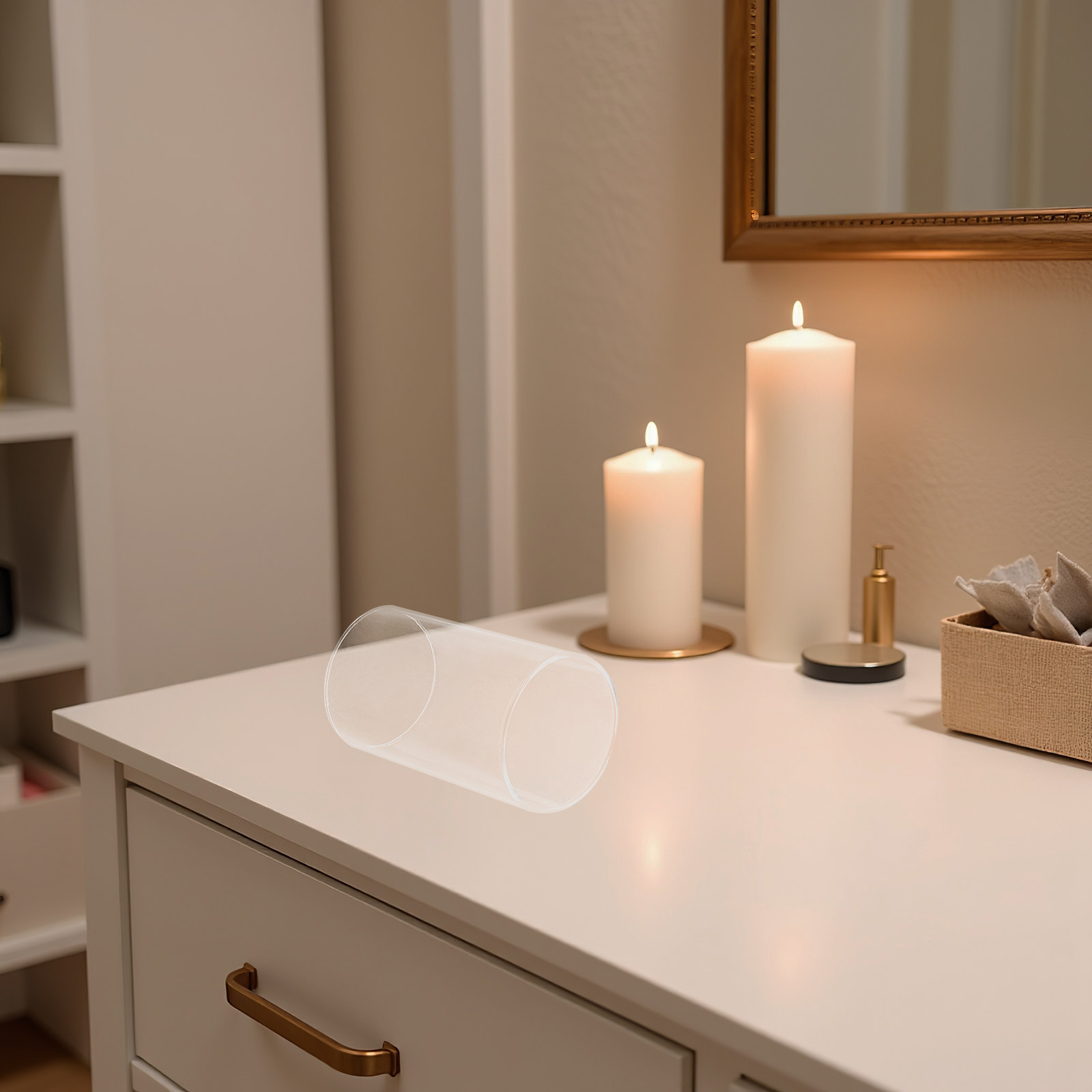 Porte-bougie en verre, abat-jo - Candle Holder Decor avis et prix