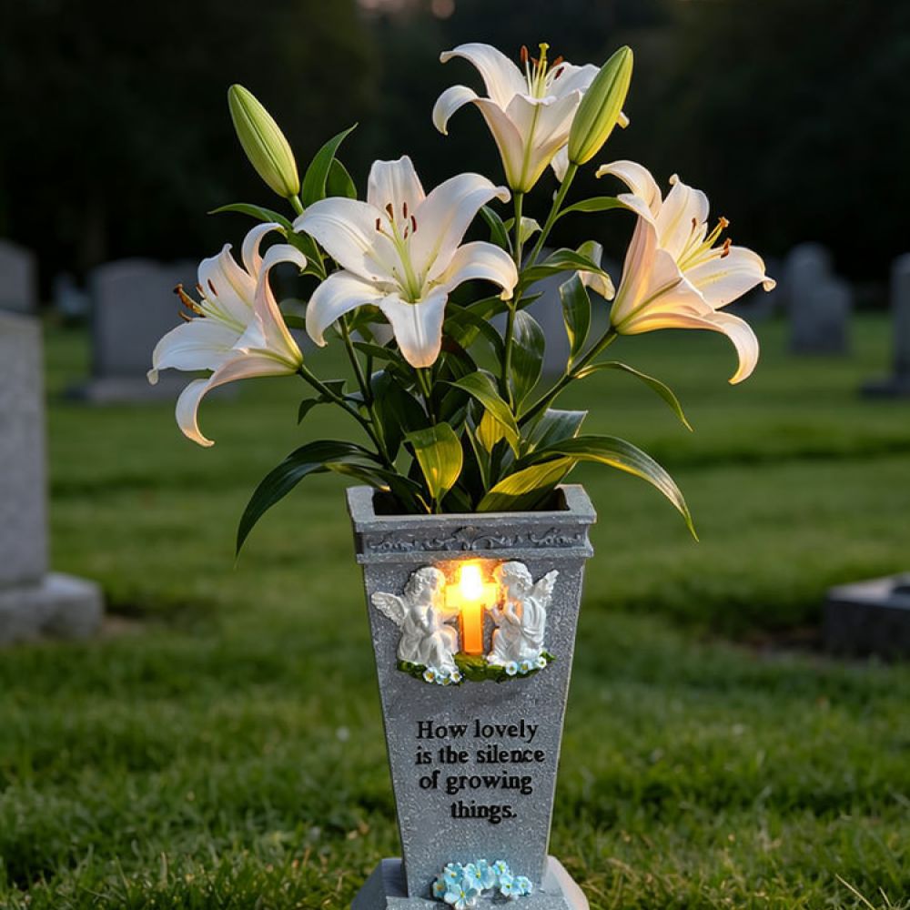 Vase solaire en résine en form - Vase Decor avis et prix