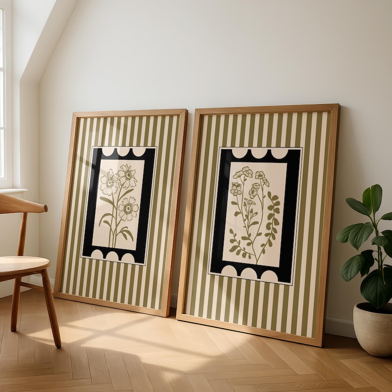2 pièces/ensemble Style bohème - Abstract Canvas Set avis et prix